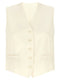 Fendi White Tuxedo Vest
