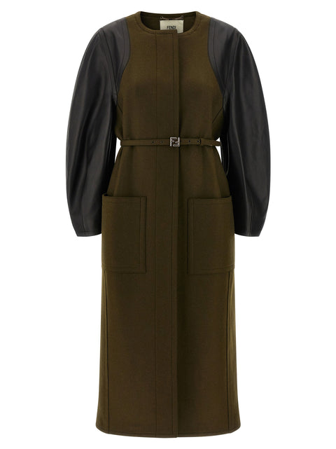 Fendi Wool Felt Coat