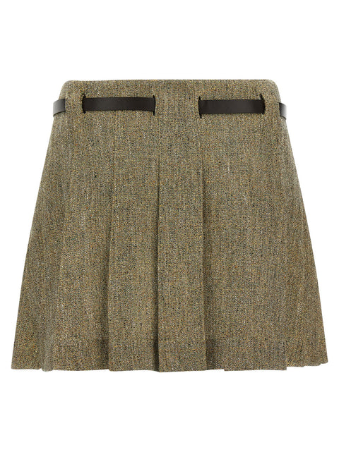 Ferragamo Gancini Belt Skirt