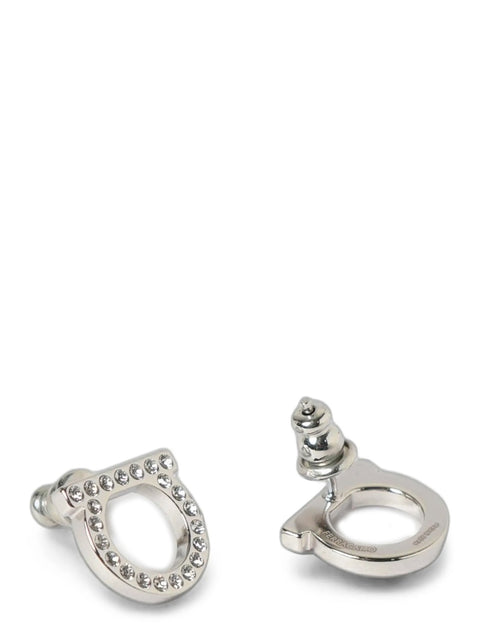 Ferragamo Gancini Crystals Earrings