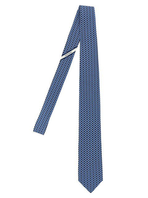 Ferragamo Gancini Print Tie