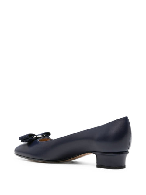 Ferragamo With Heel NAVY