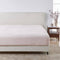 Fitted Sheet Solid Plush Velvet Luxe Collection: Blush Pink