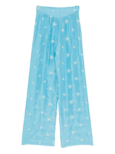 Forte Forte Embroidered silk trousers