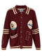 Found Fin Varsity Collared Cardigan