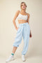 French Terry Fleece Jogger Sweatpant Snow Blue-Jogger-Rae Mode-S-Urbanheer