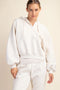 French Terry Fleece Pullover Jacket