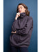 French Terry Ribbed Contrast Quarter Zip Up