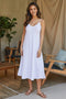 Full Length Linen Slip Dress-Dress-MILIO MILANO-XS-WHITE-Urbanheer