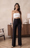High Waist Signature Pants Black