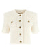 Balmain Cardigan Tweed Plumetis