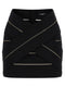 Balmain V-shaped Waist Skirt