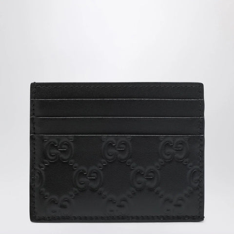 GUCCI Black GG Emblem card holder