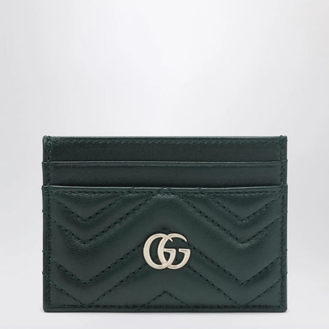 GUCCI Black GG Marmont card holder