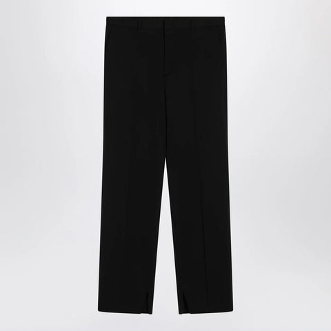 GUCCI Black double-breasted wool suit