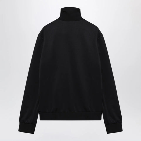 GUCCI Dark blue technical jersey sweatshirt