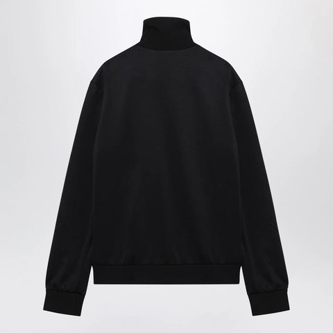 GUCCI Dark blue technical jersey sweatshirt