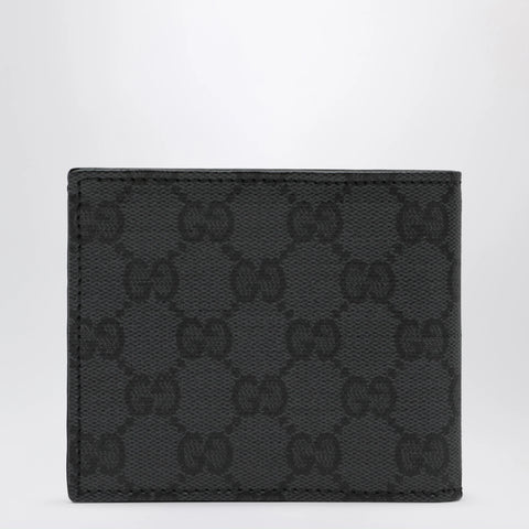 GUCCI Essence Classic bifold wallet in GG canvas, black