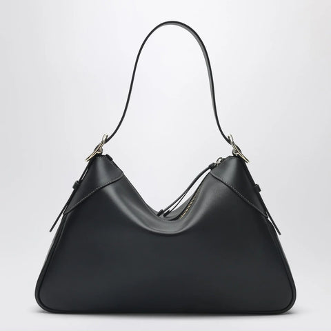 GUCCI GG Emblem large black shoulder bag
