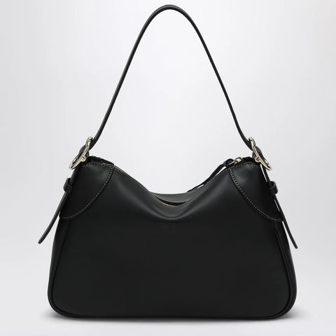 GUCCI GG Emblem medium black shoulder bag