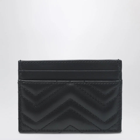 GUCCI GG Marmont card holder black/gold