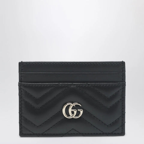GUCCI GG Marmont card holder black/gold