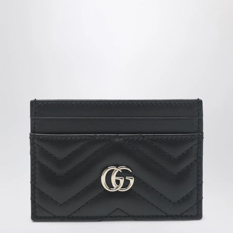 GUCCI GG Marmont card holder black/gold