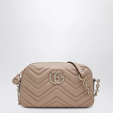 GUCCI GG Marmont small Camera Bag in blush beige