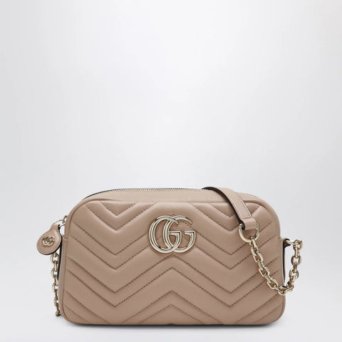 GUCCI GG Marmont small Camera Bag in blush beige