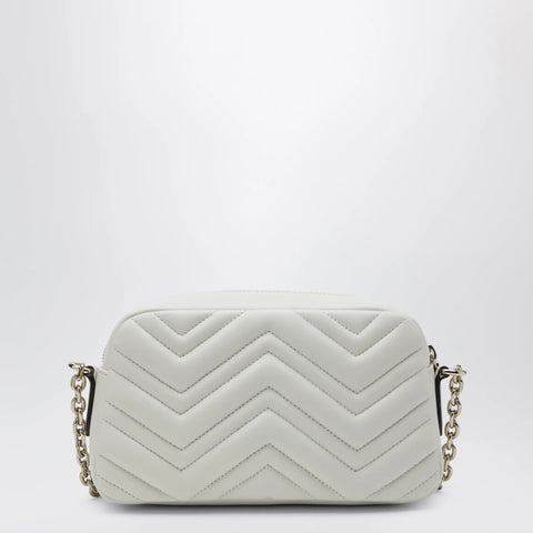 GUCCI GG Marmont small white camera bag
