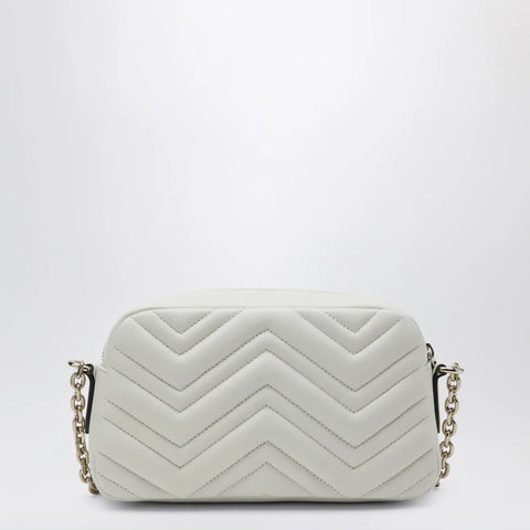 GUCCI GG Marmont small white camera bag