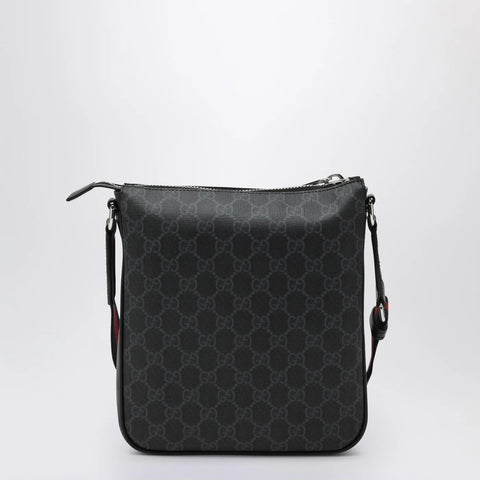 GUCCI GG fabric small shoulder bag grey/black