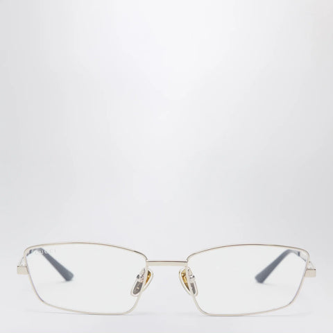 GUCCI Gold-Tone Metal Frame Glasses