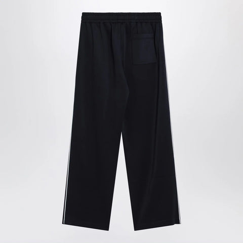 GUCCI Navy blue pants in technical jersey