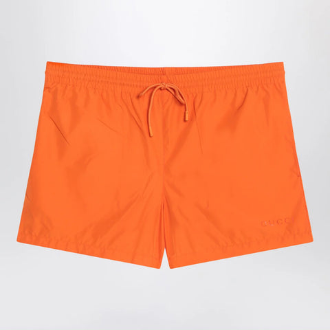 GUCCI Orange swimsuit with logo