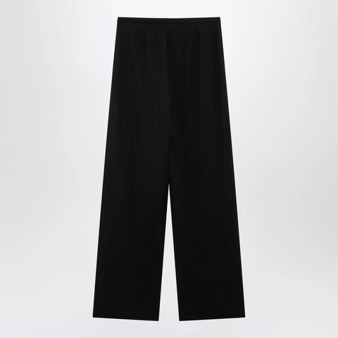 GUCCI Oversized lightweight wool trousers in black