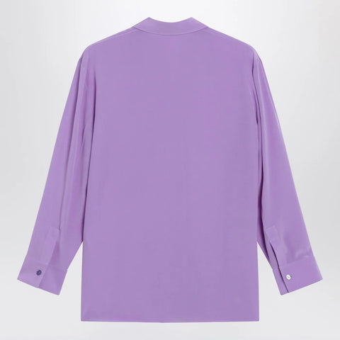 GUCCI Purple silk shirt