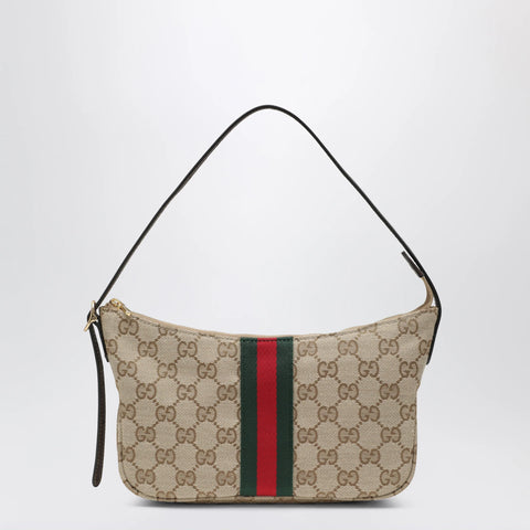 GUCCI Small Beige GG Pattern Bag