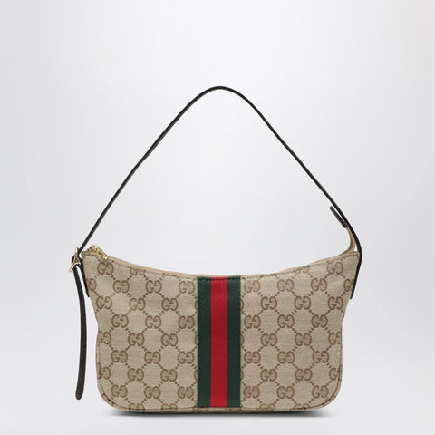 GUCCI Small Beige GG Pattern Bag