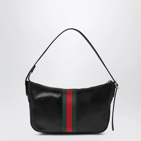 GUCCI Small Black Lunetta Bag