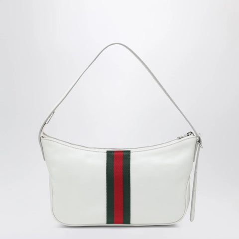 GUCCI Small White Lunetta Bag