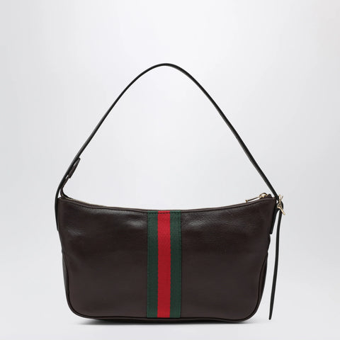 GUCCI Small brown Lunetta leather bag