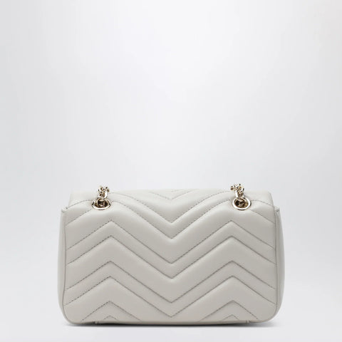 GUCCI Small white GG Marmont shoulder bag