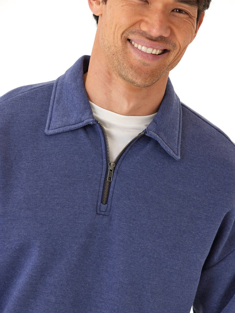 Gabe Mineral Wash Fleece 1/4 Zip Pullover