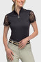 Galloon Lace Black Short Sleeve Sun Shirt-Shirt-Kastel Denmark-XXS-Urbanheer