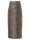 Ganni Animal Print Long Skirt