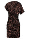 Ganni Brown Sequins Mini Dress