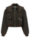 Ganni Duchesse Nylon Bomber Jacket