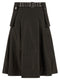 Ganni Duchesse Nylon Pleated Skirt