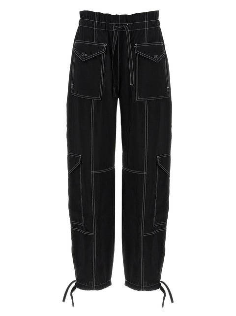 Ganni Light Slub Pocket Pants